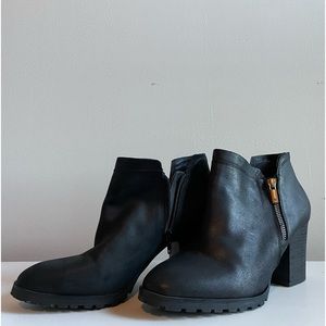 Lucky Brand Black Heeled Boots